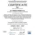 Certificat IQNET - OHSAS 18001.2007